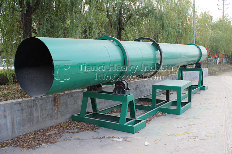 What are the organic fertilizer machines in the chicken manure drying system?